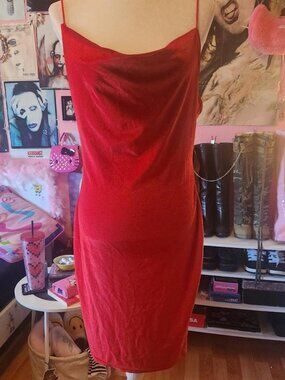 red party dress